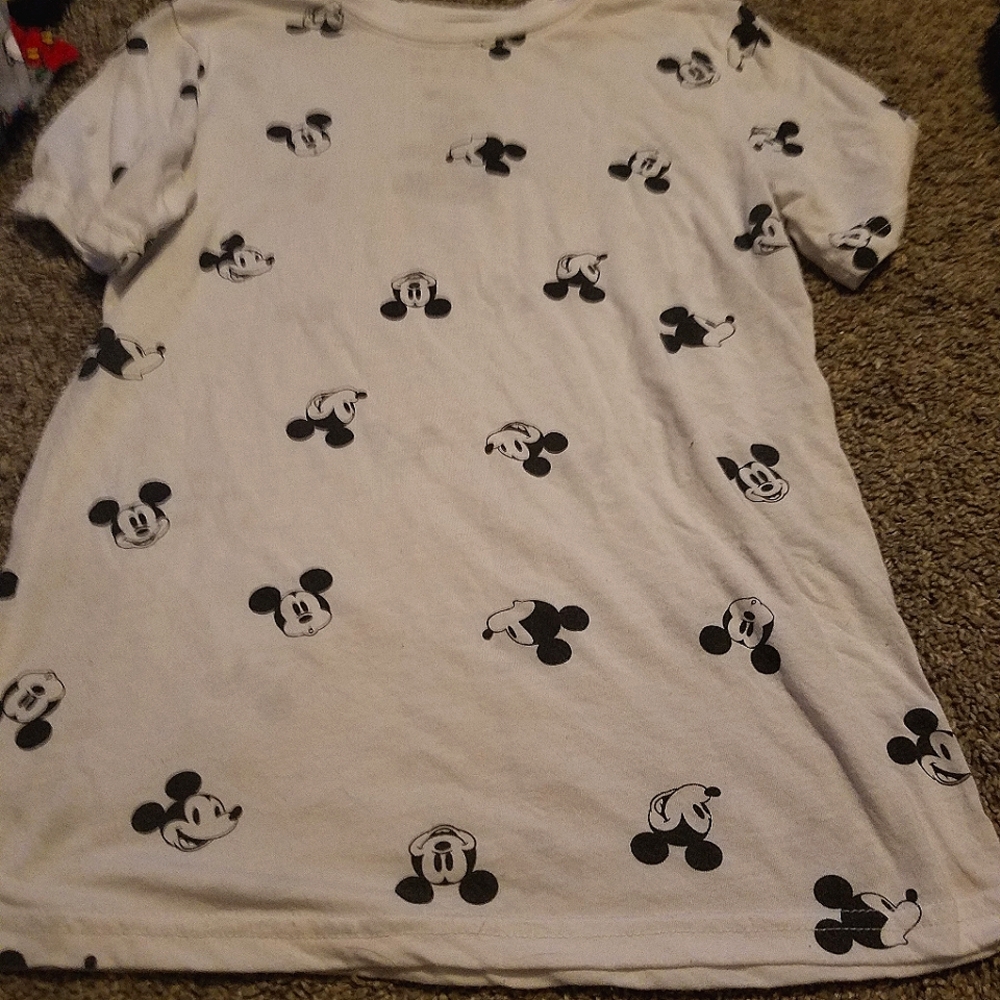 White Mickey Mouse T-shirt